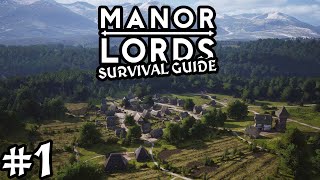 How To Get Started In Manor Lords! ♦ Survival Guide Part 1 [Tutorial Series]