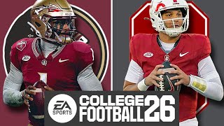 Florida State at Stanford - Week 8 Simulation (EA College Football 26)