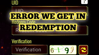 Anyone else getting spammed this Verification error code when trying to  redeem a code? : r/CODMobile