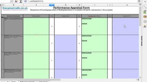 StaffTRAK Perform - One Page Appraisal Form