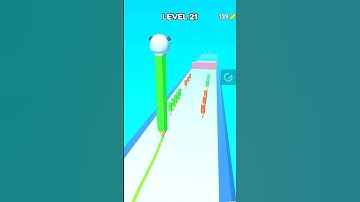 Color Pencil Run 21 Level - Best Gameplay Walkthrough Android, iOS Games #shortvideos