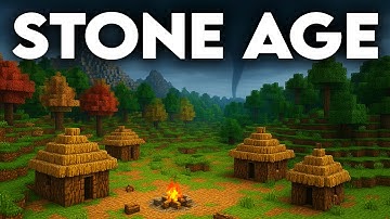I Survived 1 YEAR in STONE AGE Minecraft Hardcore