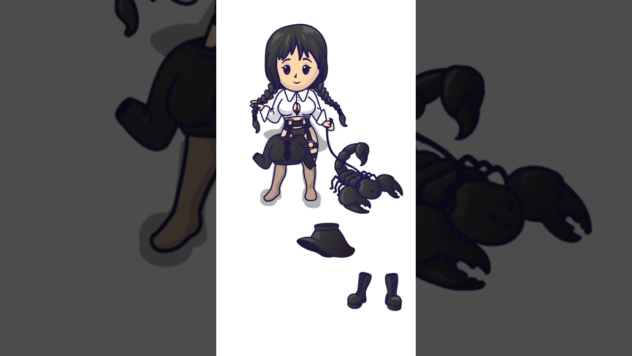 Wednesday in CPI Connect Puzzle Image mobile game 