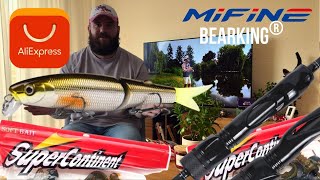картинка: Огляд снастей! Обережно AliExpress! #MifineMicrobeit #supercontinent  #bearking  #катушкаDaiwa