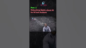 Debunking Myths about AI for B.Tech Students!!! Part 2 #ai #viral #trending #aiinindia #technology