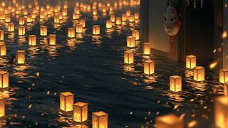 Lanterns After Midnight / 真夜中を流れる灯 - Kagula (Lyrics) | Late-Night Jazz Café