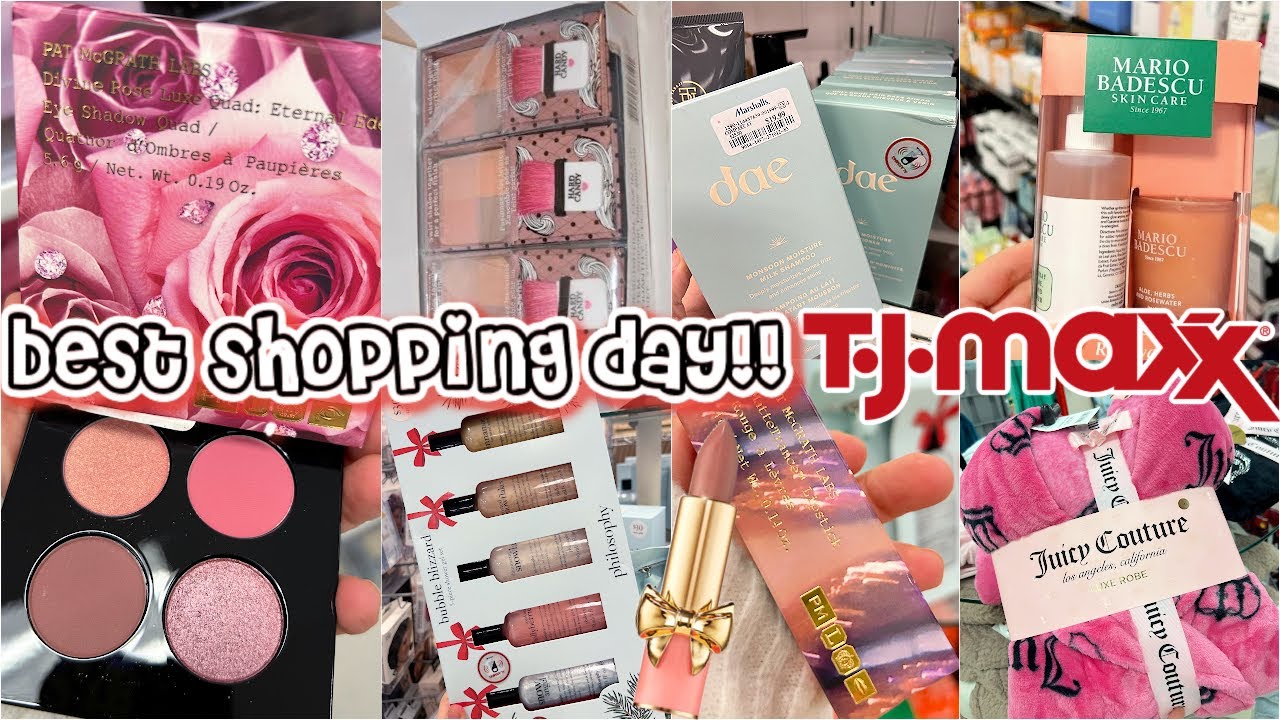 TJ MAXX is LOADED!! Pat McGrath, dae, juicy couture, Lululemon dupe and more! YouTube