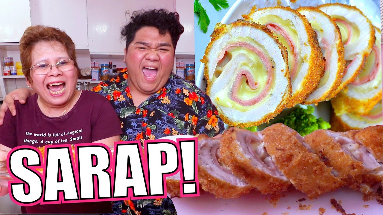 Nagluto kami ni Mama ng CORDON BLEU (ANG DALI LANG!!!) | Lutobaninat #12