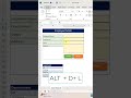 Excel Trick 18  - Simple Step to Create Dynamic Drop down List in MS Excel in Few Seconds! #shorts