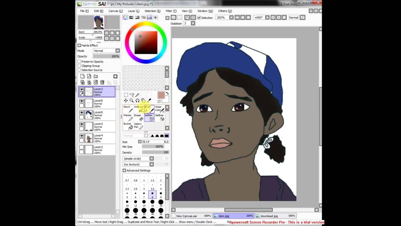 Painting Clementine - TWD Speedpaint