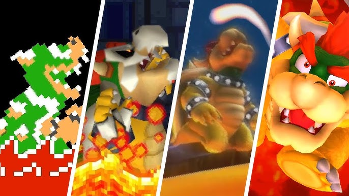 Evolution of Bowser in 2D Super Mario Games (1985-2021) 