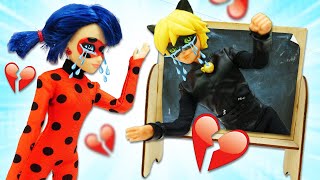 Леди Баг и Супер Кот в школе — спасаем учительницу Барби! Видео для девочек игрушки из мультфильма