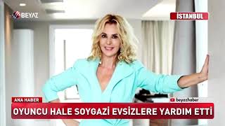 Oyuncu Hale Soygazi Evsizlere Yardım Etti