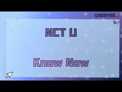【認聲韓繁中字】NCT U(엔시티 유) - Know Now