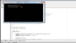Simple Interest in C