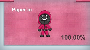 Paper.io [Squid Game] Map Control: 100.00%