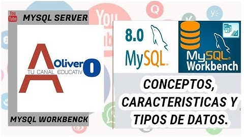 Concepto, características y tipos de datos en MySQL