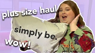 SIMPLY BE PLUS SIZE CLOTHING TRY ON HAUL | colour me impressed!
