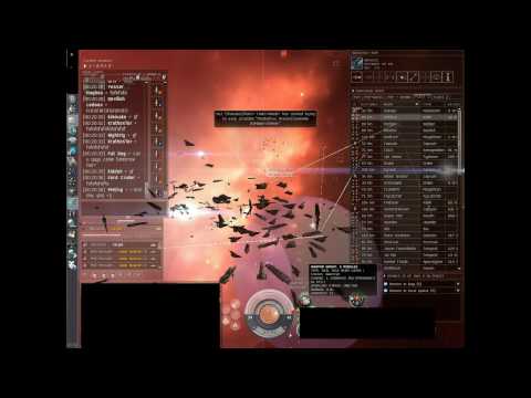 EvE Online - Cap fight in J-AYLV: GS + Brick vs. Stainwagon - Part 2 (Killing carriers) 9-28-2009