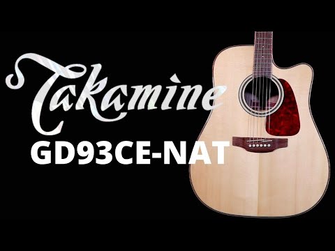 Takamine GD93CE-NAT - 3 Piece Black Walnut and Maple Back looks gorgeous!