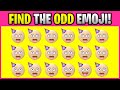 FIND THE ODD EMOJI! O00046 Find the Difference Spot the Difference Emoji Puzzles PLO