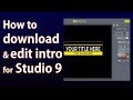 how to download & edit free intro for camtasia studio [9,8.4]