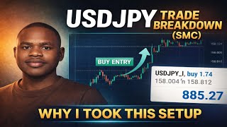 USDJPY Trade Breakdown (SMC) |  Why I Took This Setup