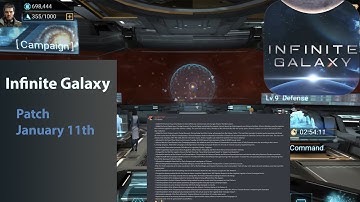 Infinite Galaxy - Patch January 11th