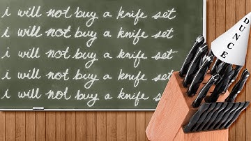 Only Stupid People Buy Knife Sets