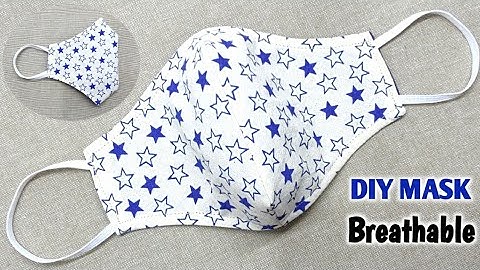 DIY Breathable Mask | Face Mask Sewing Tutorial | 3 layer and 2 in 1 Very Easy Pattern Mask | Mask