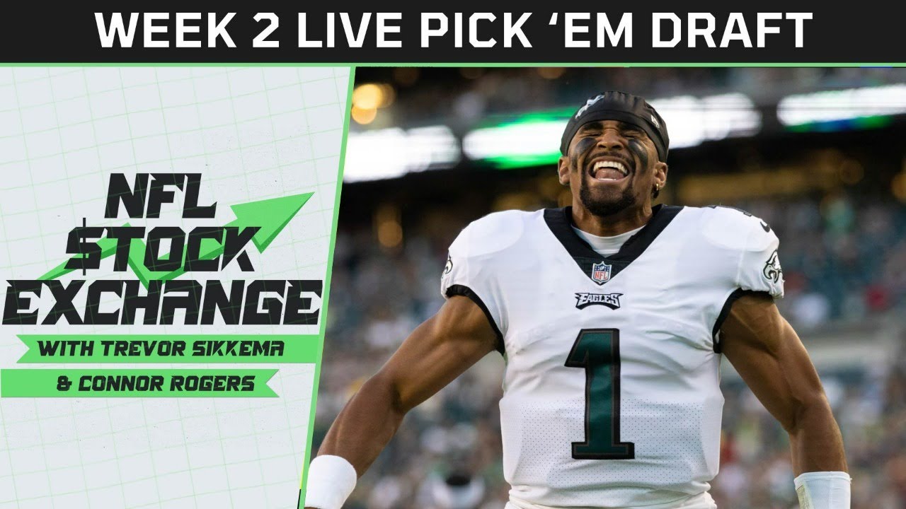 Week 2 Pick 'Em Draft + Chargers/Chiefs Preview NFL Stock Exchange