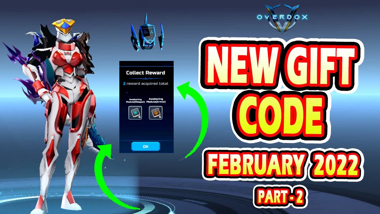 Overdox New Coupon Code 2022 Overdox New Gift Code February 2022