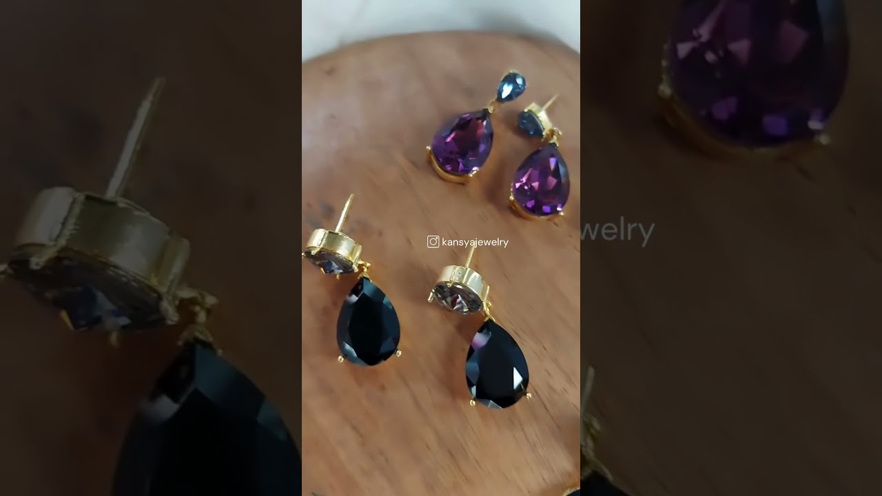 Handmade Colorful Stone Earrings✨  