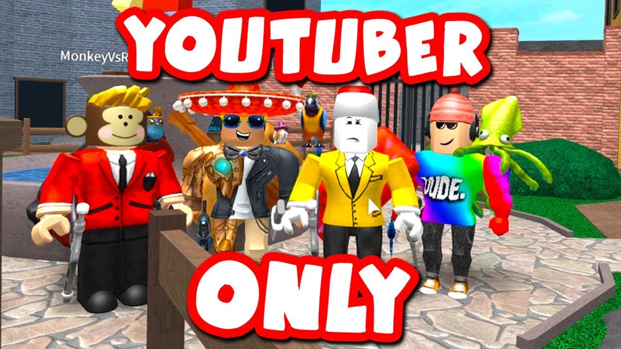 Youtuber Only Roblox Murder Mystery 2 Youtube - ant roblox youtubers only simon says