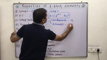 3.9-properties of f-block elements