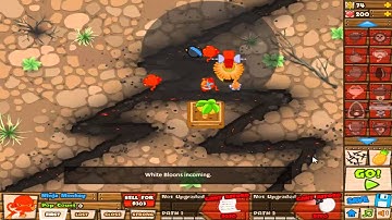 Bloons Tower Defense 5 Track Lightning Scar Easy Mode