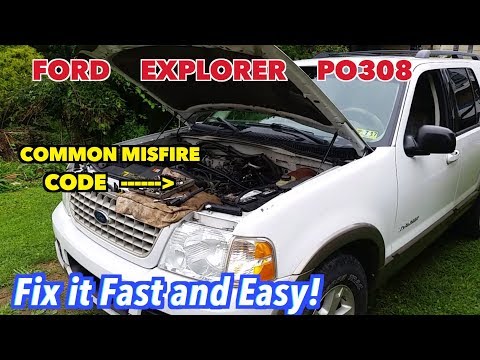 Ford Explorer 4.6 PO308 common Misfire code. Easy Fix    *F-A-S-T!*