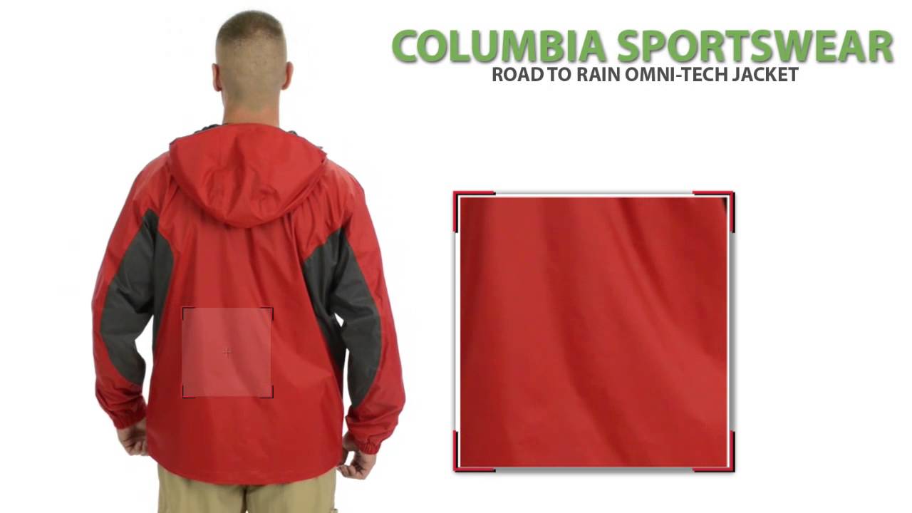 columbia men's omni tech rain jacket