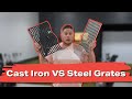 Cast Iron Grates VS Steel Grilling Grates ( Which BBQ Grate is Better at Low and High Heat?!)