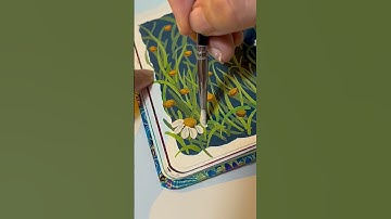 Vẽ tranh đơn giản bằng màu Gouache  #sunshineart #shorts