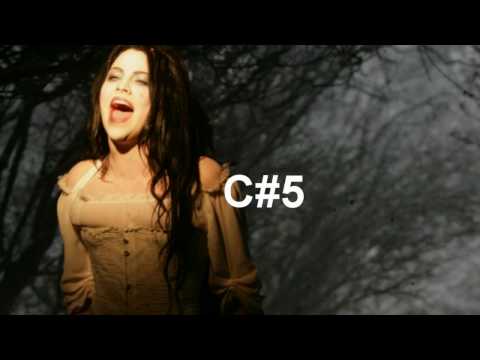 Amy Lee Vocal Range Eb3-E6