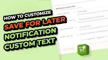 How to Customize Save for Later "Notification Text" in MC WooCommerce Wishlist Plugin