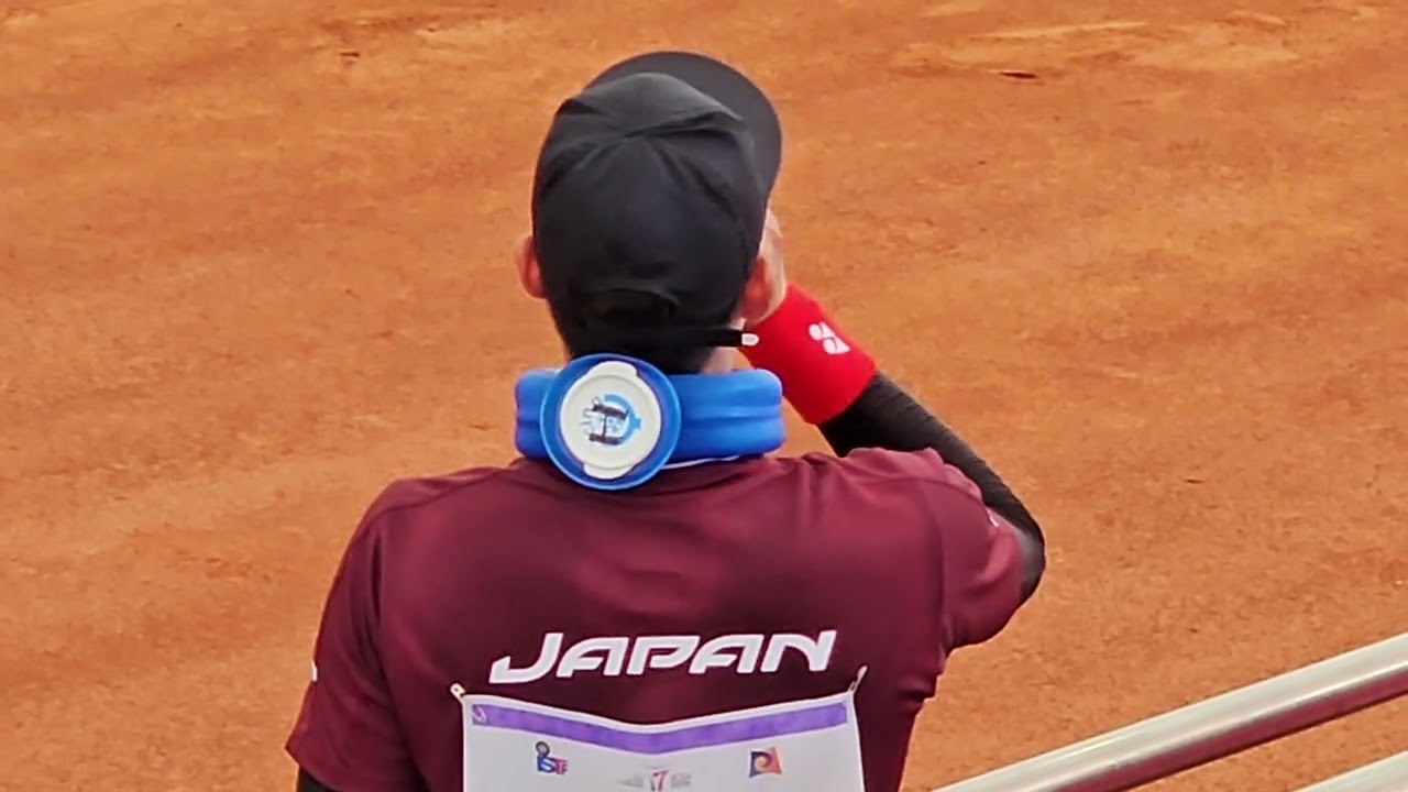 17 th world soft tennis championships men singles JPN vs KOR 1/4