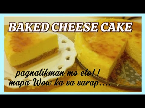 BAKED CHEESE CAKE|SIMPLE AND EASY #cake #recipe