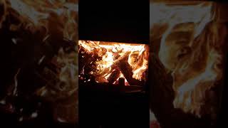 Şömine Ateşi Ağır Çekim