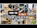 FROM THIS TO THAT! CLEAN WITH ME / CLEANING A REAL LIFE MESSY HOUSE / DECLUTTER &amp; ORGANIZE