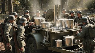 Wehrmacht Soldiers Captured a Field Kitchen…Then Realized Why U.S. Soldiers Never Starved