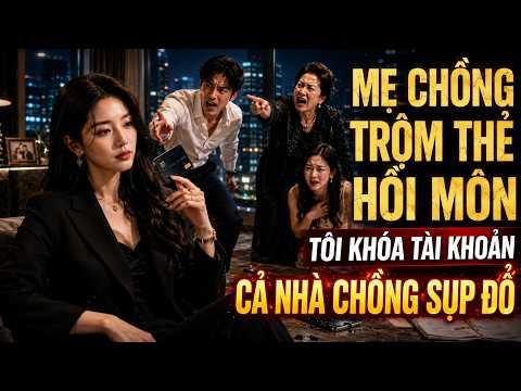 Mẹ Chồng Trộm Thẻ Hồi Môn 3,3 Tỷ, Tôi Khóa Tài Khoản Khiến Cả Nhà Chồng Quỳ Xin Tha