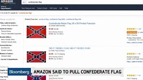 Amazon Said to Ban Confederate Flag Products