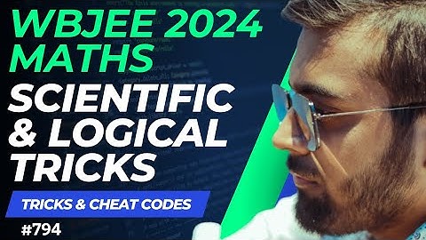 🤯WBJEE 2024 Maths | Scientific & Logical Tricks🔥| Tricks & Cheat Codes #794 #wbjee2024 #aayushrathi